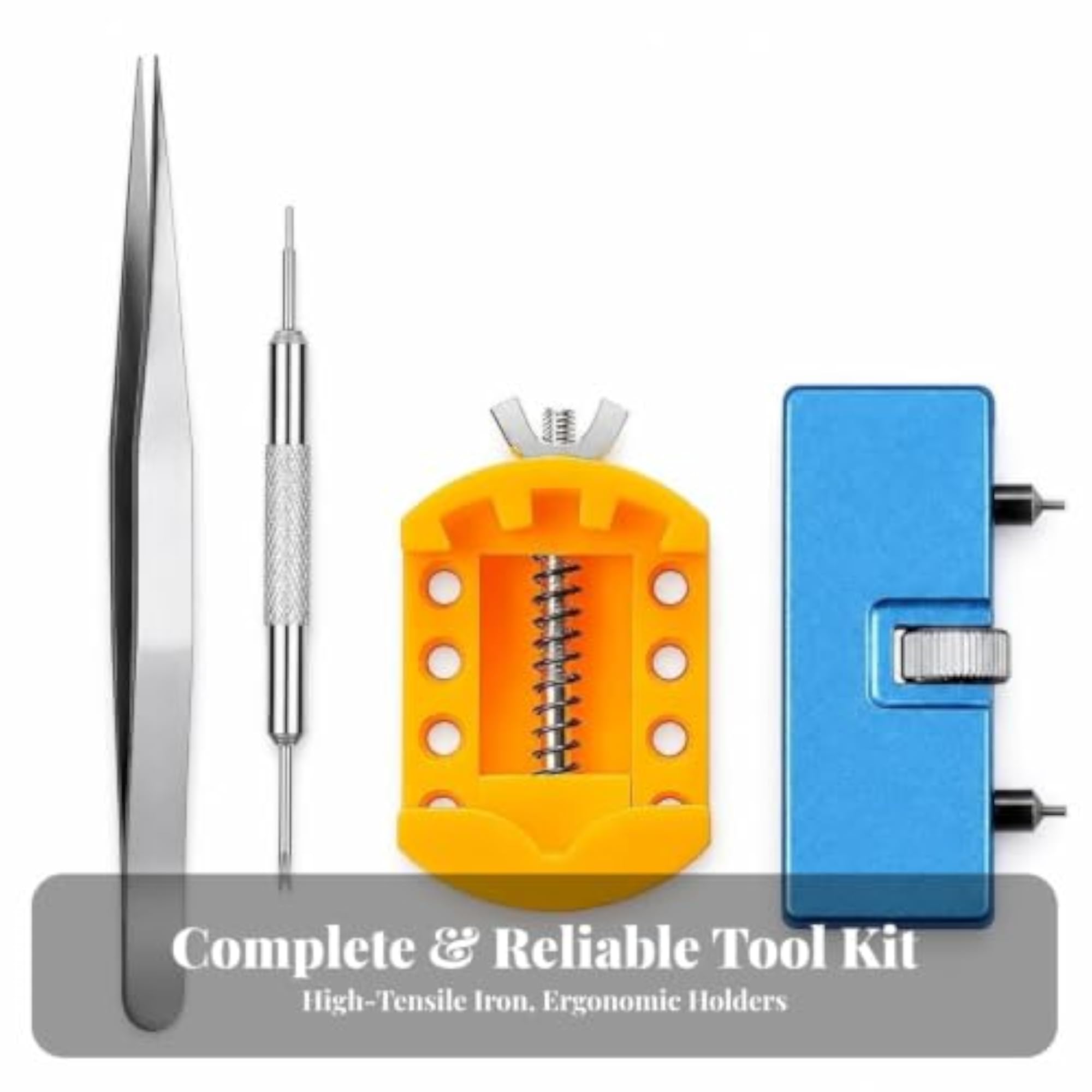4 Pieces Multifunctional Watch Tool Kit with Case Opener