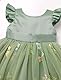 Odizli Taufkleid Baby M�dchen Sommer Prinzessin Kleid Tutu T�llkleid + Stirnband 1. Geburtstag Outfit Blumenm�dchenkleider Festlich Hochzeit Party Ballkleid Einschulung Sommerkleid Gr�n 12-18 Monate