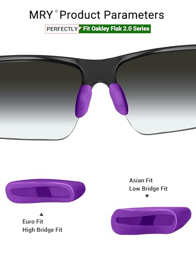 Image of Mryok Replacement Nose Piece Nose Pads for Oakley Half Jacket /Flak 2.0 /Half Jacket 2.0 /Flack Jacket Sunglass - Options