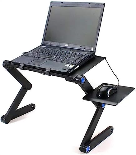 Support de table pliante for ordinateur portable pliable avec support de souris - 2