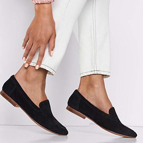 Aldo Women's Joeya Slip-On Loafer, Black Suede, 11 #TOP5