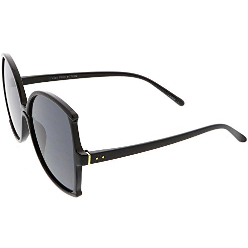 zeroUV - Women's Oversize Slim Arms Neutral Colored Lens Butterfly Sunglasses 61mm3
