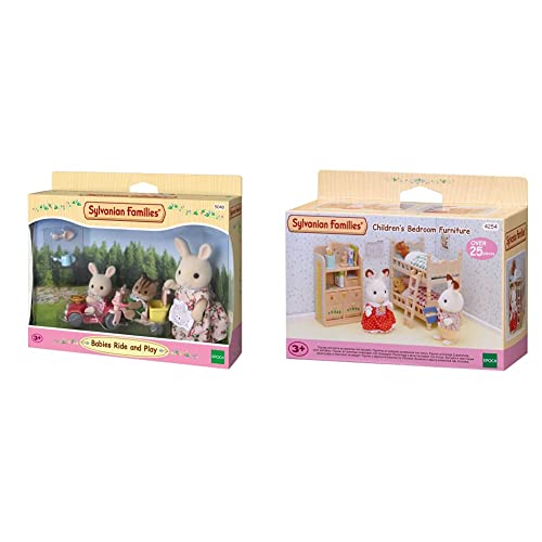 Sylvanian Families - Set "Hora Del Juego Con Mamá", Mini Muñecos De Animalitos Y Accesorios