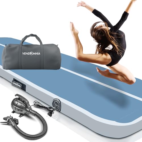 AIR Tracking TRACK Matte - aufblasbar, Tumbling Matte 10 cm - 20 cm hoch, mit elektrischer Pumpe, Farbwahl, Größe: 1 2 3 4 m Tumblingmatte, Gymnastikmatte, Turnmatte, Trainingsmatte, Fitnessmatte