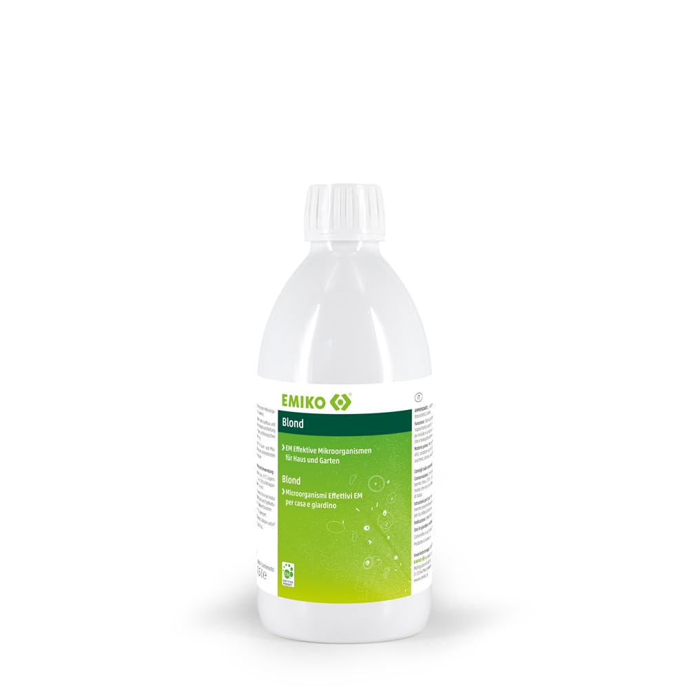 Emiko Blond Original EM microrganismi efficaci 500ml, prodotto EM versatile chiaro
