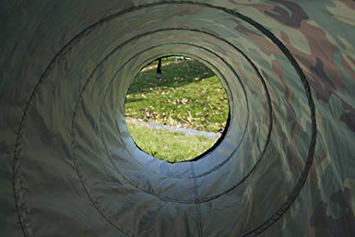 NARMAY Play Tunnel Camouflage Pop Up Tunnel for Kids Indoor / Outdoor Fun - 20.5 Dia. x 60 inch