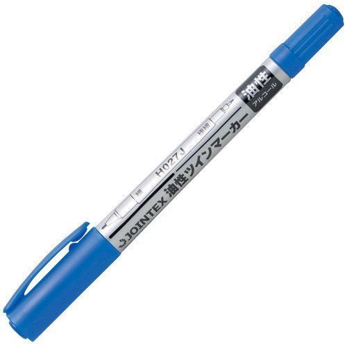 Amazon.co.jp: 油性ツインマーカー(細・極細) 青 : Office Products