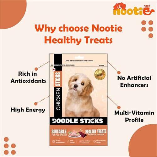 Image of Doodle Sticks Suitable for All Breads Healthy Treats with Real Chicken (Chicken Sticks)