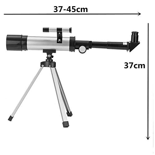 Telescopio astronómico refractor 360x50mm con trípode miniatura 3
