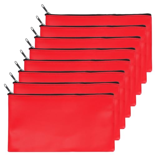 Bolsa de Banco de seguridad de 11x6 y 8 piezas para organizar billetes y cosméticos 2
