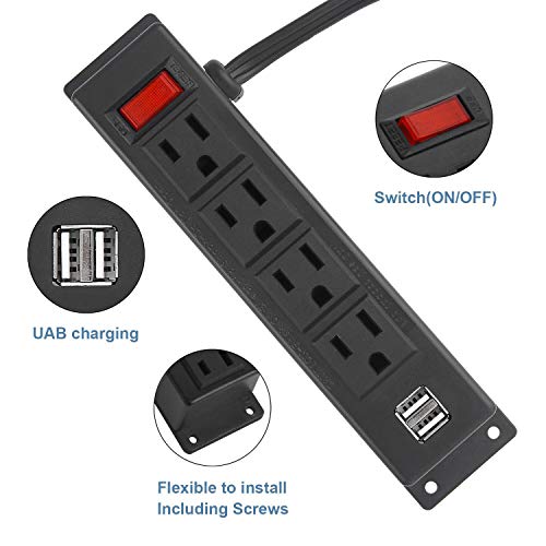 Caghuiin EMAREG-1651 Wall Mount Power Strip thumb #3