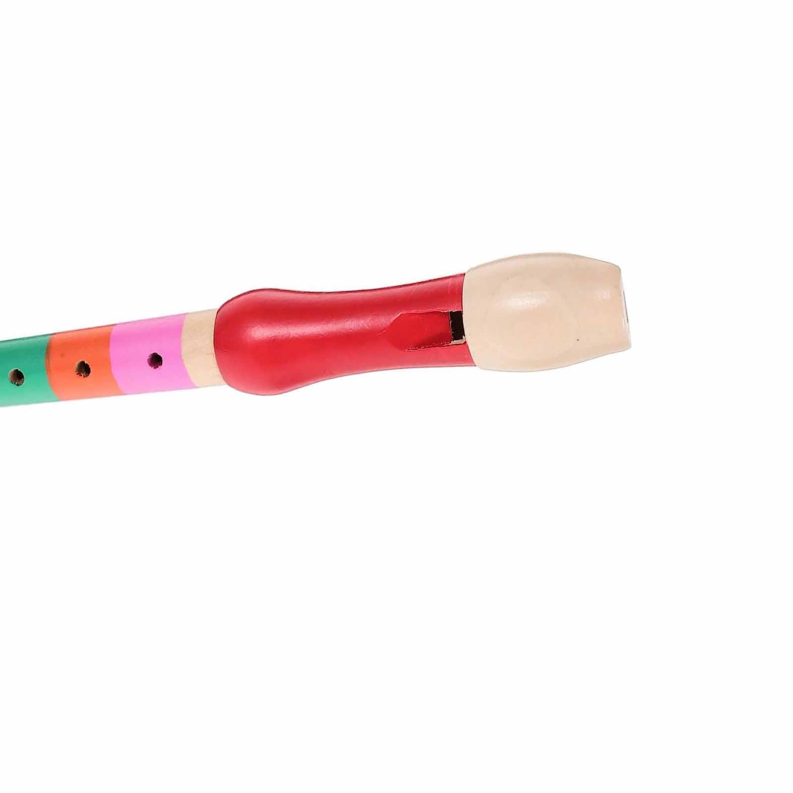 Anfänger Blockflöte 8-Loch-Sopranblockflöte Mit Hoher Tonhöhe Musikinstrument Holz Leicht Zu Spielen Für Anfänger Farbenfrohes Design