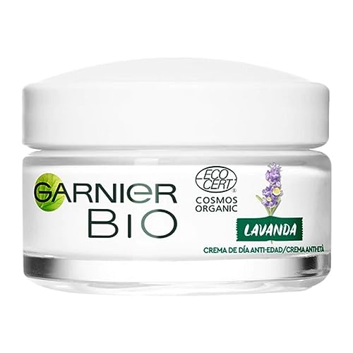 Garnier Bio, Crema Anti-Edad Regeneradora con Aceite Esencial de Lavanda y...