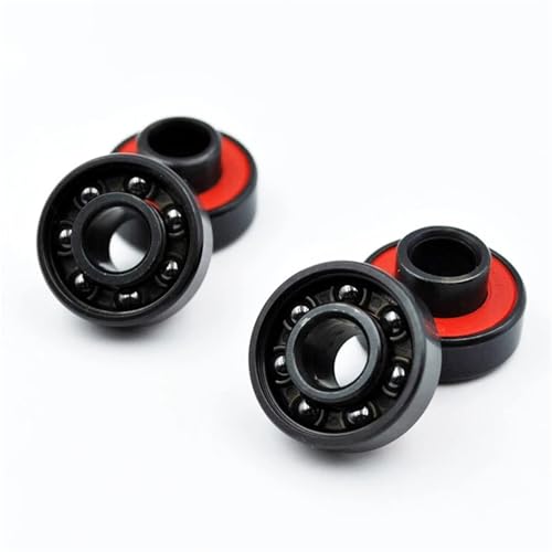 Roulement 608 2RS céramique noire haute performance avec entretoise pour skate