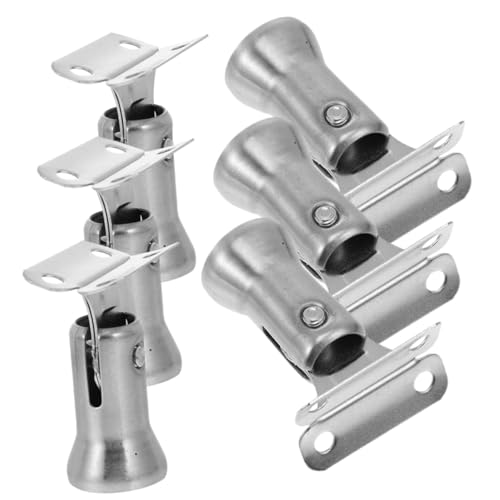 Pasamanos y soportes de acero inoxidable de escalera modernos para barandillas decorativas