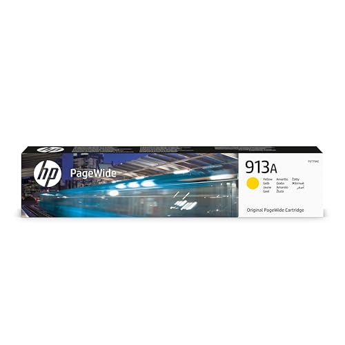 HP 913A (F6T79AE) Original Druckerpatrone Gelb für HP PageWide 352, 377 und HP PageWide Pro 452, 477