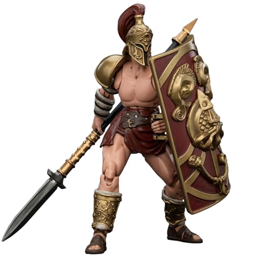 BEERISE JOYTOY 1/18 Action Figures - Strife Roman Gladiator Hasta Gladiator - 4‘’,Classic Character,Collectible,Age 15 and Above