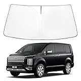 Proadsy フロントガラス サンシェード 折り畳み式 車 シェード 遮光断熱 専用 三菱 デリカ DELICA D5 2019-2024 アクセサリー