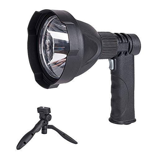 Rechargeable Work Light, LED Inspection Lamp, Camping Light, Handheld Super Bright Spotlight, Searchlight Flashlight Torch Lantern, 1200 Lumen XML-L2 Flash Lights, Built-in Battery, Mobile Power