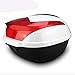 Produktbild Motorrad Top Case Motorrad Koffer Tasche Universell Motorrad Hecktasche Helm Fall PP Motorrad Koffer Große Kapazität Stoßfest Top Case für Die Meisten Motorräder