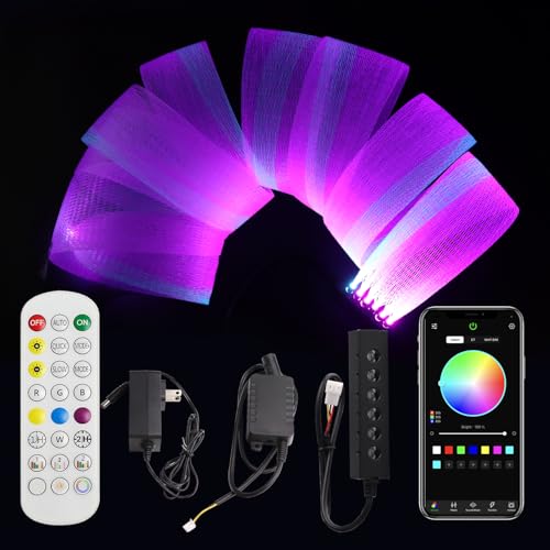 LED Fiber Optic Light DIY Mesh Kits with APP &