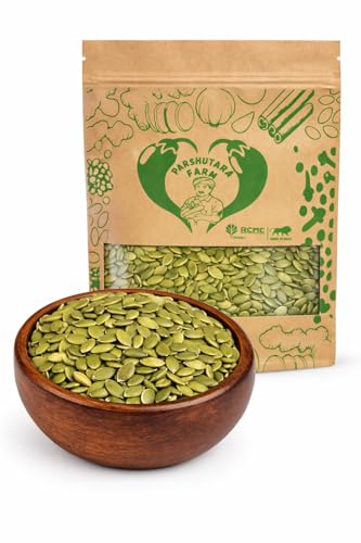 Image of arshutara Farm Pumpkin Seeds 50g | 100% Natural & Raw Kaddu Beej | High Protein, Fiber & Healthy Fats | Superfood Snack for Eating