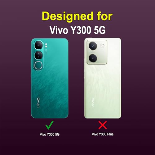 Image of amazon basics Back Case Cover for Vivo Y300 5G | Compatible for Vivo Y300 5G Back Cover | Liquid Silicon Magic Case with Camera Protection | Lavender