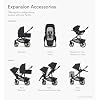 Veer Switch&Roll All-Terrain Convertible Stroller Grows from Infant to Toddler, Reversible Seat, One-Hand Fold, Adjustable Suspension & Never-Flat XL Tires, Machine Washable, JPMA Certified