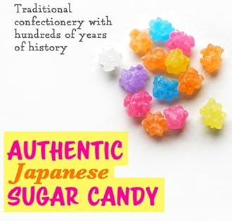 Konpeito Japanese Colorful Star Candy, Ice Cream & Cake Topping, Decorative Sugar for Desserts and Baking, Sprinkle Alternative, Cupcake Toppers, Assorted Flavors, Japanese Snacks,dollar candy, Made in Japan, 3.5 oz (100g)