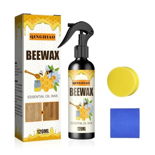 Aerosol de cera de abejas de micromolécula natural, cera de abejas en spray para pulir y limpiar muebles, cera de abejas multiusos para renovar el suelo de los muebles de madera (120 ml)