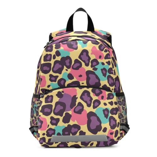 Sac à dos maternelle léopard pour enfants de 3 à 8 ans