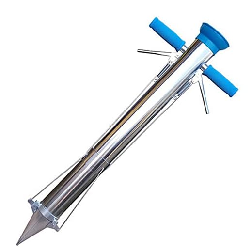 Gmjay Herramientas para Sembradoras con Mango y Herramienta para Plántulas de Hortalizas Trasplantadora Manual de Plantas,Double Handle