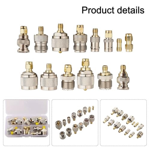 Adaptateurs de couplage RF avec connecteur SMA et UHF pour antenne
