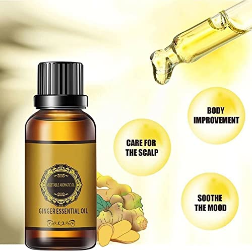 Image of Exomoon Belly Drainage Ginger Oil,Tummy Ginger Drainage Massage, Oil 30ml