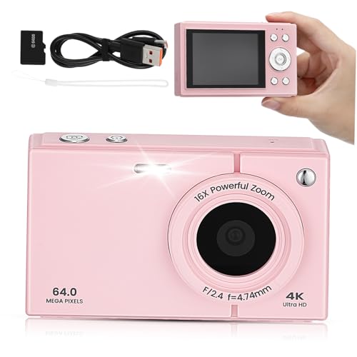 Appareil photo numérique 64gb pour voyages et photos de famille au quotidien