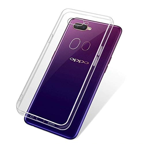 Image of Case Creation Brand - Mobile Cover for Oppo A17 (Soft & Flexible Back Case), Transparent
