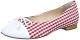  Högl 5-101046-40020, Ballerines femme - Multicolore (Red/Weiss 4002), 36 EU