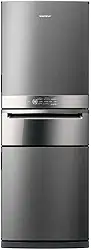 Geladeira Brastemp Inverse 3 Frost Free 419 litros cor Inox com Freeze Control Pro-BRY59CK 110V
