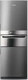 Geladeira Brastemp Inverse 3 Frost Free 419 litros cor Inox com Freeze Control Pro-BRY59CK 110V