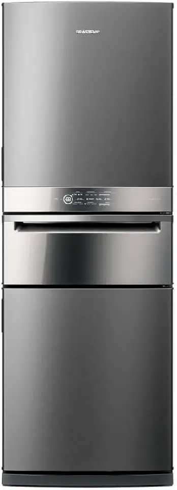 Geladeira Brastemp Inverse 3 Frost Free 419 litros cor Inox com Freeze Control Pro-BRY59CK 110V