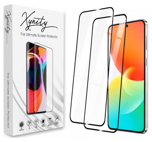 Image of Xynity Ultra Tempered Glass for Samsung Galaxy M47 (Pack of 2) - Edge to Edge Full Screen Coverage with Easy Installation Kit