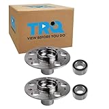 TRQ Passenger Side Driver & Passenger Side Wheel Bearing & Hub Kit Compatible with 2002-2007 Mercedes-Benz C230 2001-2005 C240 1998-2007 C280 2002-2004 C32 AMG C320 2006-2007 C350 2005-2006 C55 AMG 2