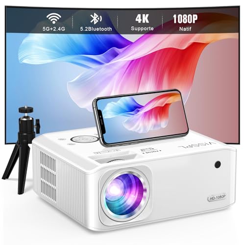 [Keystone Électrique 6D/4P] Videoprojecteur WiFi Bluetooth...