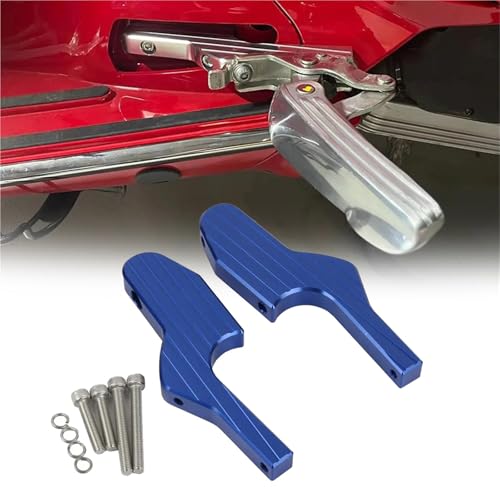 Repose-pieds passager Vespa GTS prolongés pour savourer vos balades urbaines en duo