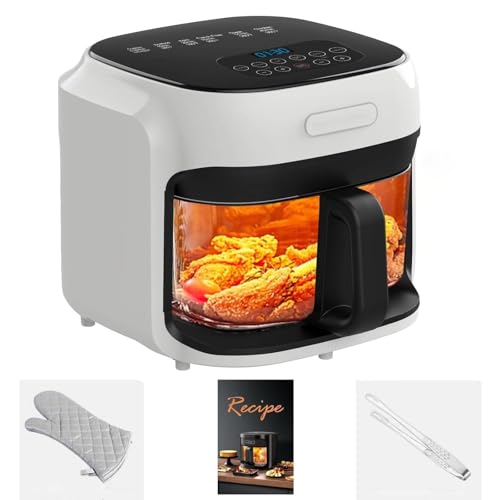 OXYSURE 7.6QT Glass Air Fryer with Temperature Control