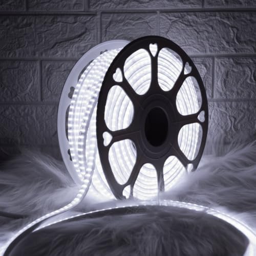 Image of V.E.S.P.A SMD LED Strip Lights Waterproof Lighting for Home Wall Decor & Interior Decoration | Perfect for Diwali Lighting | | Wedding | Events | Strip Lights | (White, 45 Meter)