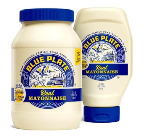 Image of Blue Plate Real Mayonnaise, 16 Fl Oz Jar (Pack of 12)