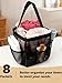 FADTOP Mesh Shower Caddy Bathroom Portable College Dorm Essentials for Girls Guys Shower Tote Beach Camp Travel Hanging Toiletry Bag Black