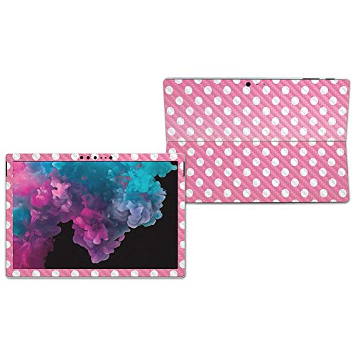 Image of MIGHTY SKINS MightySkins Carbon Fiber Skin for Microsoft Surface Pro 6 - Mini Dots | Protective, Durable Textured Carbon Fiber Finish | Easy to Apply, Remove, and Change Styles | Made in The USA