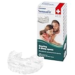Somnofit - Ortesi anti-russamento e apnea - Grondaia dentale flessibile e termoformabile - Design brevetto, grande comfort - Ortesi mandibolare Made in Svizzera